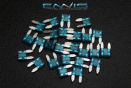 50 PACK ATM 15 AMP FUSES MINI FUSE BLADE STYLE CAR BOAT AUTOMOTIVE AUTO ATM15