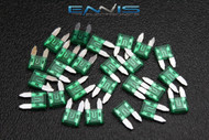 100 PACK ATM 30 AMP FUSES MINI FUSE BLADE STYLE CAR BOAT AUTOMOTIVE AUTO ATM30