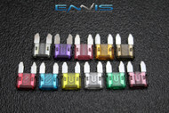 275 PACK ATM 25 EACH VARIETY FUSES MINI FUSE BLADE STYLE CAR BOAT AUTOMOTIVE