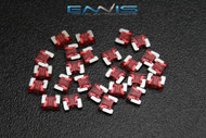 100 PACK ATM LOW PROFILE 10 AMP FUSE FUSES BLADE CIRCUIT 2 LEG MICRO ATMLP10