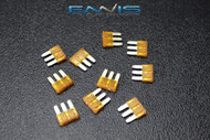 10 PACK ATL 5 AMP FUSES FUSE BLADE DUAL CIRCUIT EATON BUSSMANN MICRO 3 LEG ATL5