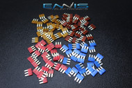 100 PCS 25 EA ATL 5 7.5 10 15 AMP FUSE DUAL CIRCUIT COOPER BUSSMAN MICRO 3 LEG