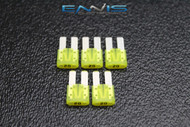 5 PK ATR 20 AMP FUSE FUSES BLADE CIRCUIT EATON BUSSMANN MICRO 2 LEG ATR20
