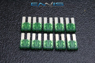 10 PK ATR 30 AMP FUSE FUSES BLADE CIRCUIT EATON BUSSMANN MICRO 2 LEG ATR30