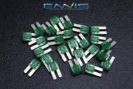 50 PK ATR 30 AMP FUSE FUSES BLADE CIRCUIT EATON BUSSMANN MICRO 2 LEG ATR30