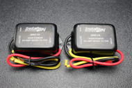 2 NOISE FILTER 30 AMP 12V HUM FILTER ENGINE SUPPRESSOR AUDIO CAR POWER WIRE IBNF30