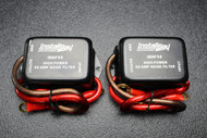 2 NOISE FILTER 40 AMP 12V HUM FILTER ENGINE SUPPRESSOR AUDIO CAR POWER WIRE IBNF40