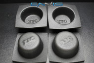 4 PCS SPEAKER BAFFLE ACOUSTIC FOAM 5'' ROUND SHALLOW CAR AUDIO BASS IBBAF52