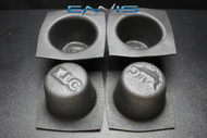 4 PCS SPEAKER BAFFLE ACOUSTIC FOAM 5.25'' ROUND UNIVERSAL CAR AUDIO BASS IBBAF55