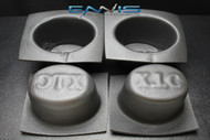 4 PCS SPEAKER BAFFLE ACOUSTIC FOAM 5'' X 7" OVAL CAR AUDIO BASS IBBAF57