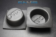 2 PCS SPEAKER BAFFLE ACOUSTIC FOAM 6" SHALLOW ROUND CAR AUDIO BASS IBBAF62