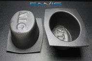 2 PCS SPEAKER BAFFLE ACOUSTIC FOAM 6'' X 8'' OVAL CAR AUDIO BASS IBBAF68