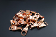 4 GAUGE COPPER 3/8 RING 25 PK CRIMP TERMINAL CONNECTOR AWG BATTERY CAR LUG CUR438