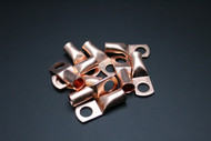 2 GAUGE COPPER 3/8 RING 25 PK CRIMP TERMINAL CONNECTOR AWG BATTERY LUG CUR238