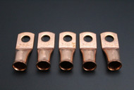 1 GAUGE COPPER 5/16 RING 5 PK CRIMP TERMINAL CONNECTOR AWG BATTERY LUG CUR1516