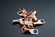 1 GAUGE COPPER 1/2 RING 50 PK CRIMP TERMINAL CONNECTOR AWG BATTERY LUG CUR112