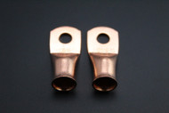 1/0 GAUGE COPPER 5/16 RING 2 PK CRIMP TERMINAL CONNECTOR AWG BATTERY LUG CUR10516