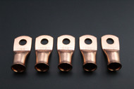 1/0 GAUGE COPPER 5/16 RING 5 PK CRIMP TERMINAL CONNECTOR AWG BATTERY LUG CUR10516