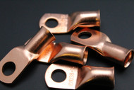 1/0 GAUGE COPPER 3/8 RING 10 PK CRIMP TERMINAL CONNECTOR AWG BATTERY LUG CUR1038