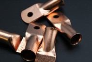 2/0 GAUGE COPPER 1/4 RING 50 PK CRIMP TERMINAL CONNECTOR AWG BATTERY LUG CUR2014