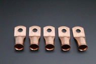 2/0 GAUGE COPPER 5/16 RING 5 PK CRIMP TERMINAL CONNECTOR AWG BATTERY LUG CUR20516