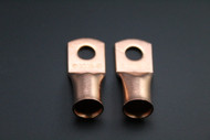 2/0 GAUGE COPPER 3/8 RING 2 PK CRIMP TERMINAL CONNECTOR AWG BATTERY LUG CUR2038