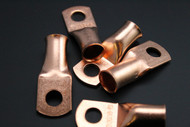 2/0 GAUGE COPPER 3/8 RING 50 PK CRIMP TERMINAL CONNECTOR AWG BATTERY LUG CUR2038