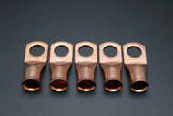 2/0 GAUGE COPPER 1/2 RING 5 PK CRIMP TERMINAL CONNECTOR AWG BATTERY LUG CUR2012