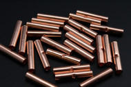 8 GAUGE COPPER BUTT CONNECTOR 50 PK CRIMP TERMINAL SPLICE CAR AWG BATTERY CUR8