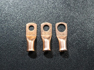 75 PK 1 GAUGE COPPER RINGS 5/16 3/8 1/2 RING TERMINAL CONNECTOR 25 EA