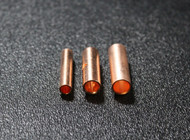 6 PK COPPER BUTT CONNECTORS 4 6 8 GAUGE BARREL TERMINAL SPLICE 2 EACH
