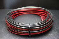 8 GAUGE RED BLACK SPEAKER WIRE PER 5 FT AWG ZIP CABLE POWER GROUND STRANDED COPPER