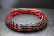18 GAUGE RED BLACK SPEAKER WIRE PER 5 FT AWG ZIP CABLE POWER GROUND STRANDED COPPER