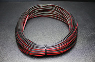 20 GAUGE RED BLACK SPEAKER WIRE PER 5 FT AWG ZIP CABLE POWER GROUND STRANDED COPPER