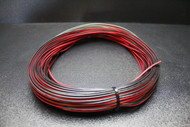 22 GAUGE RED BLACK SPEAKER WIRE PER 5 FT AWG ZIP CABLE POWER GROUND STRANDED COPPER