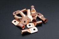 2 GAUGE COPPER #10 RING 10 PK CRIMP TERMINAL CONNECTOR AWG BATTERY LUG CUR210