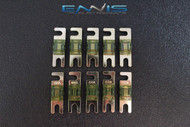 (10) 150 AMP MINI ANL FUSES GOLD PLATED INLINE AFC AFS BLADE AUTO HOLDER MANL150