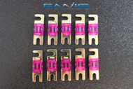 (10) 70 AMP MINI ANL FUSES GOLD PLATED INLINE AFC AFS BLADE AUTO HOLDER MANL70