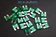 (100) PACK ATC 30 AMP FUSES ATO FUSE BLADE STYLE CAR BOAT AUTOMOTIVE AUTO ATC30