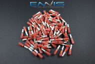 18-22 GAUGE NYLON BULLET MALE CONNECTOR 100 PK CRIMP TERMINAL AWG CAR SUV