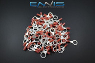 18-22 GAUGE NYLON RING 3/8 CONNECTOR 200 PK RED CRIMP TERMINAL AWG CAR SUV HOME