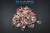 18-22 GAUGE NYLON RING 3/8 CONNECTOR 500 PK RED CRIMP TERMINAL AWG CAR SUV HOME