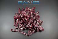 18-22 GAUGE T TAP RED 200 PK CRIMP TERMINAL AWG GA CONNECTOR CAR SUV MARINE