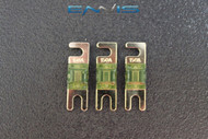 (3) 150 AMP MINI ANL FUSES GOLD PLATED INLINE AFC AFS BLADE AUTO HOLDER MANL150