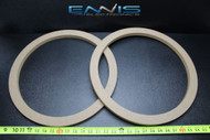 2 MDF SPEAKER RING SPACER 15 INCH WOOD 3/4 THICK FIBERGLASS BOX ENCLOSE RING-15R