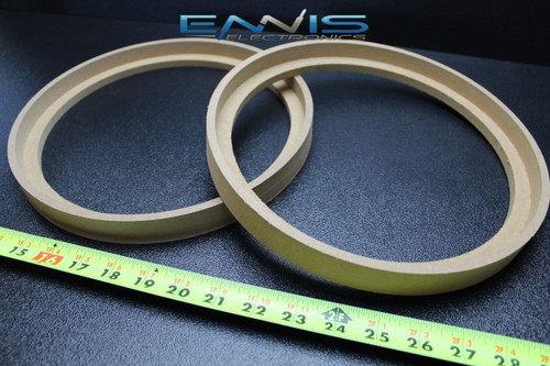 1 MDF Speaker Ring Spacer 10 In Bezel Wood 1 In Fiberglass Enclosure RING-10BZ - Foto 3