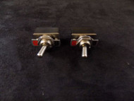 2 PACK TOGGLE SWITCH SPST ON-OFF TOGGLE 2 AMP 250V 4 AMP 125V 2 PIN EC-1503