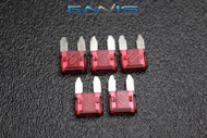 (5) PCK ATM 10 AMP FUSES MINI FUSE BLADE STYLE CAR BOAT AUTOMOTIVE AUTO ATM10