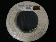 22 GAUGE 2 CONDUCTOR 100FT WHITE ALARM WIRE STRANDED COPPER HOME SECURITY CABLE