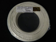 22 GAUGE 4 CONDUCTOR 100 FT WHITE ALARM WIRE SOLID COPPER HOME SECURITY CABLE